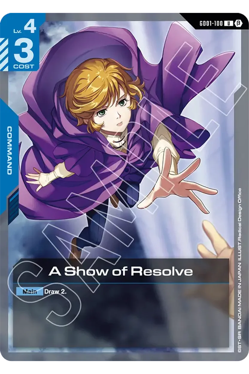 A Show of Resolve