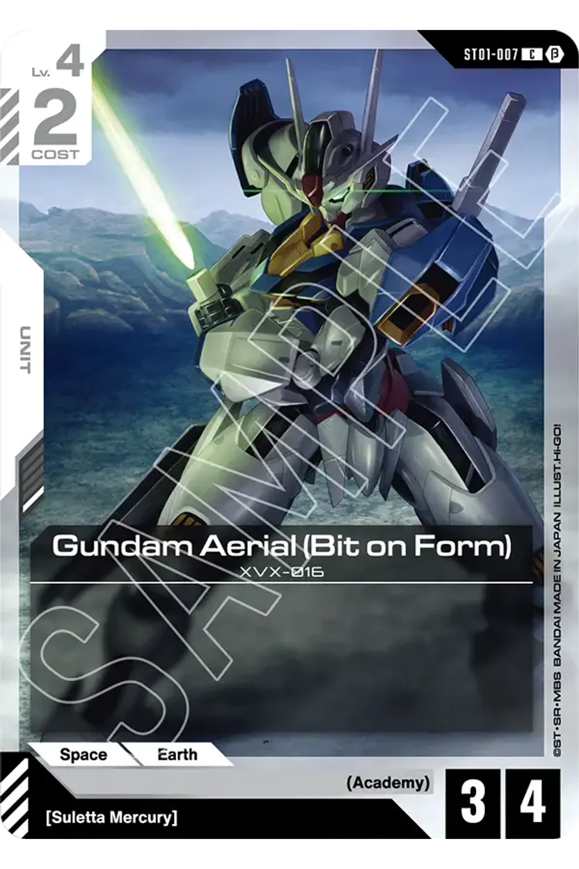 Gundam Aerial (Bit on Form)