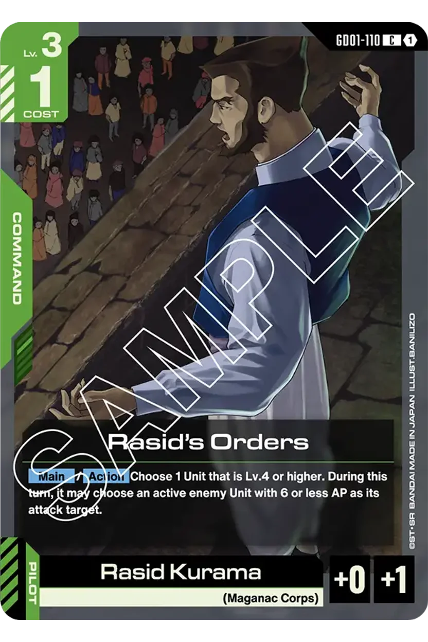 Rasid's Orders