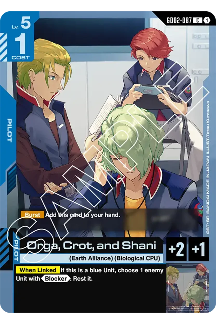 Orga, Crot, and Shani