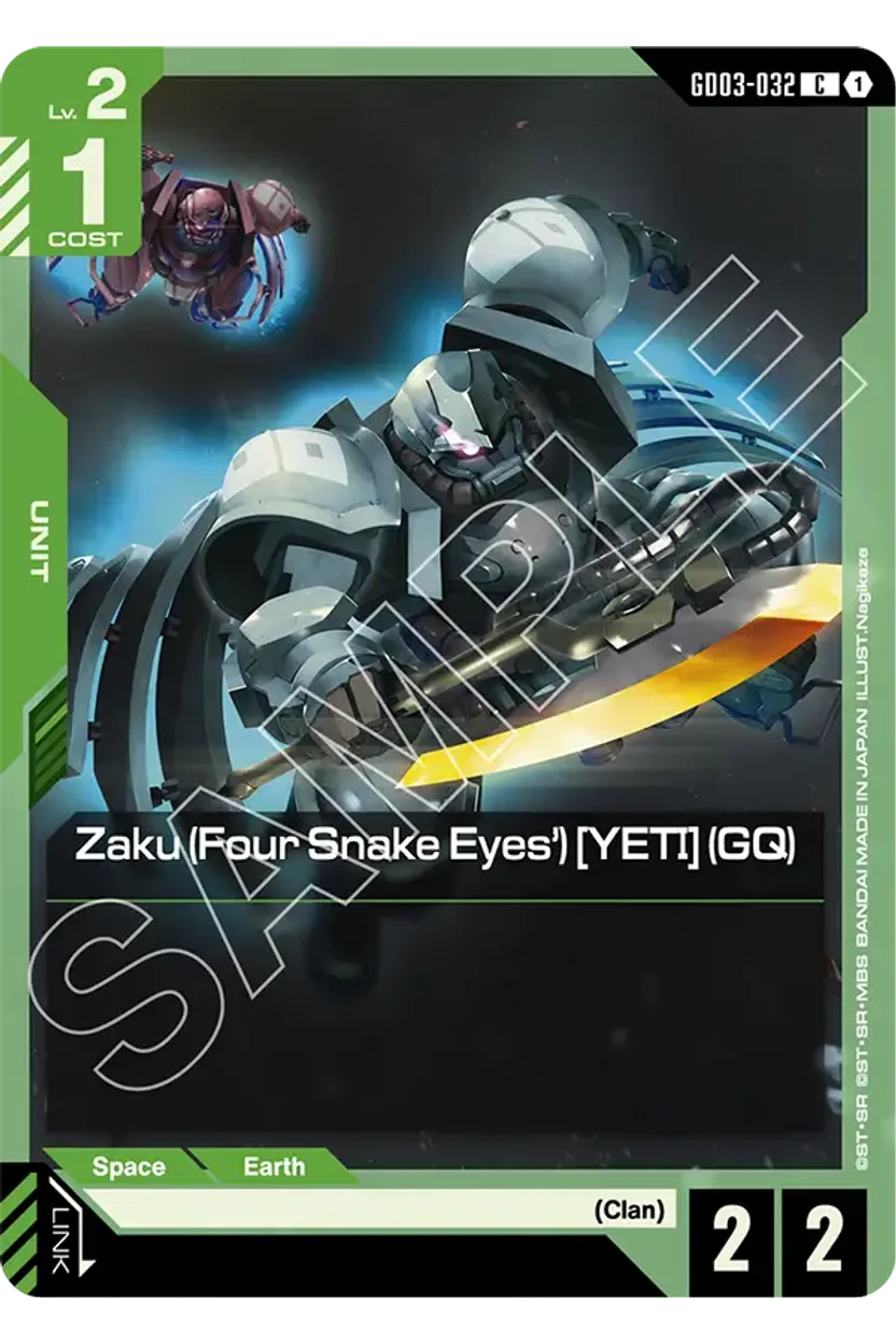 Zaku (Four Snake Eyes') [YETI] (GQ)