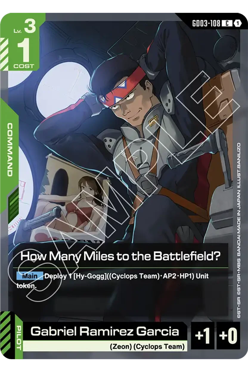How Many Miles to the Battlefield?