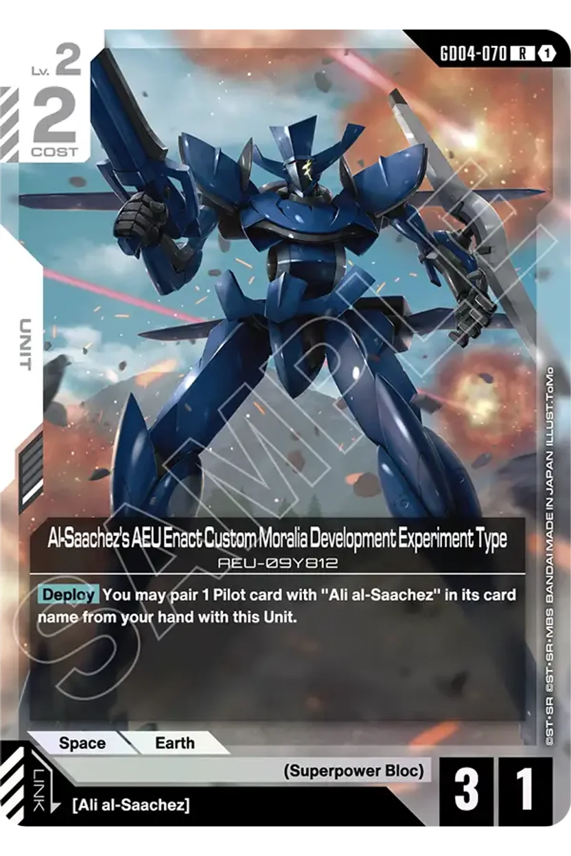 Al-Saachez's AEU Enact Custom Moralia Development Experiment Type