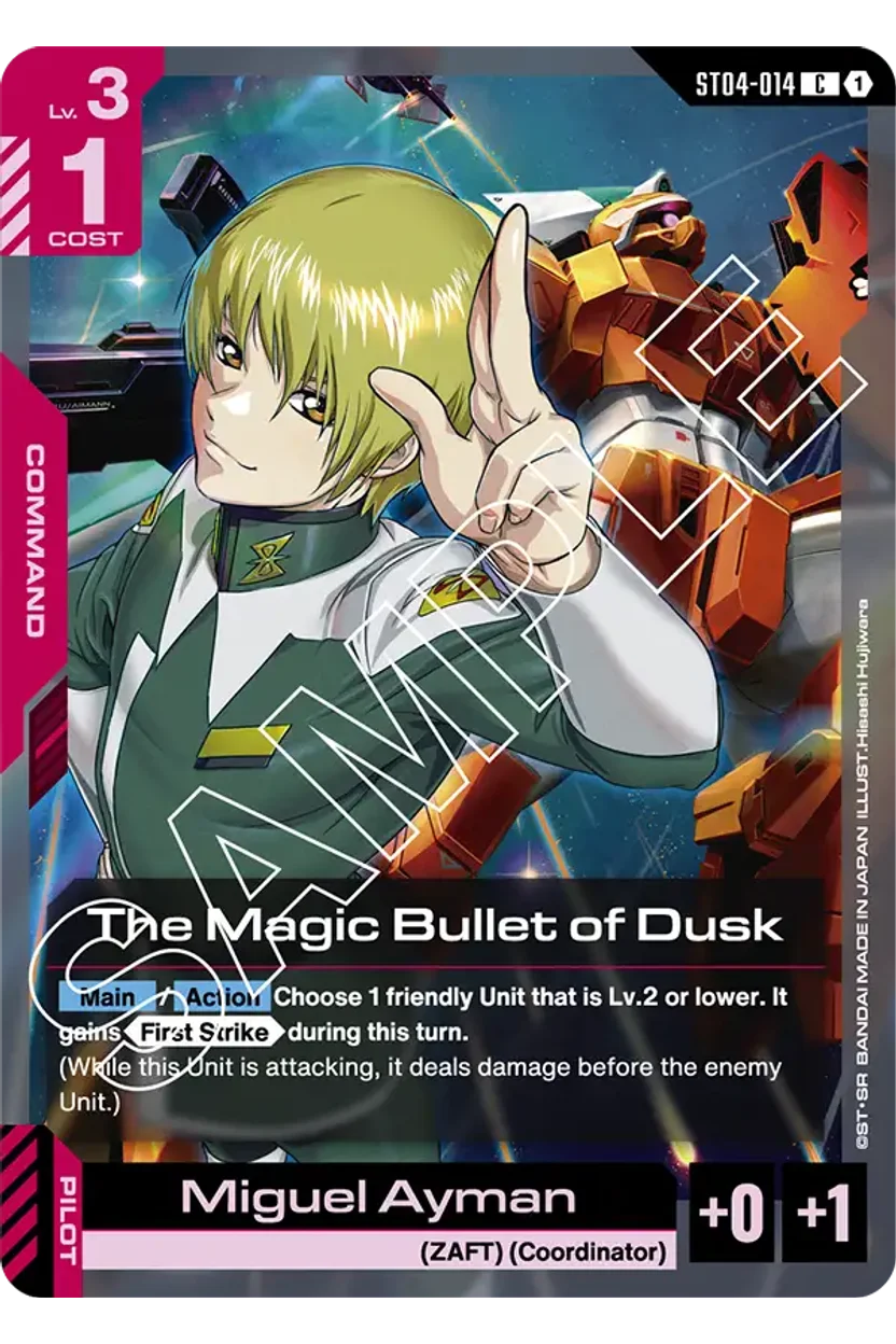 The Magic Bullet of Dusk