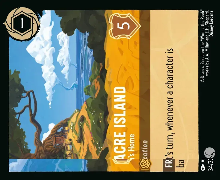 Hundred Acre Island - Pooh's Home