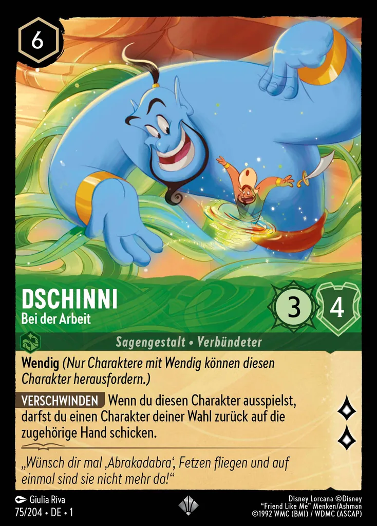 Dschinni - Bei der Arbeit