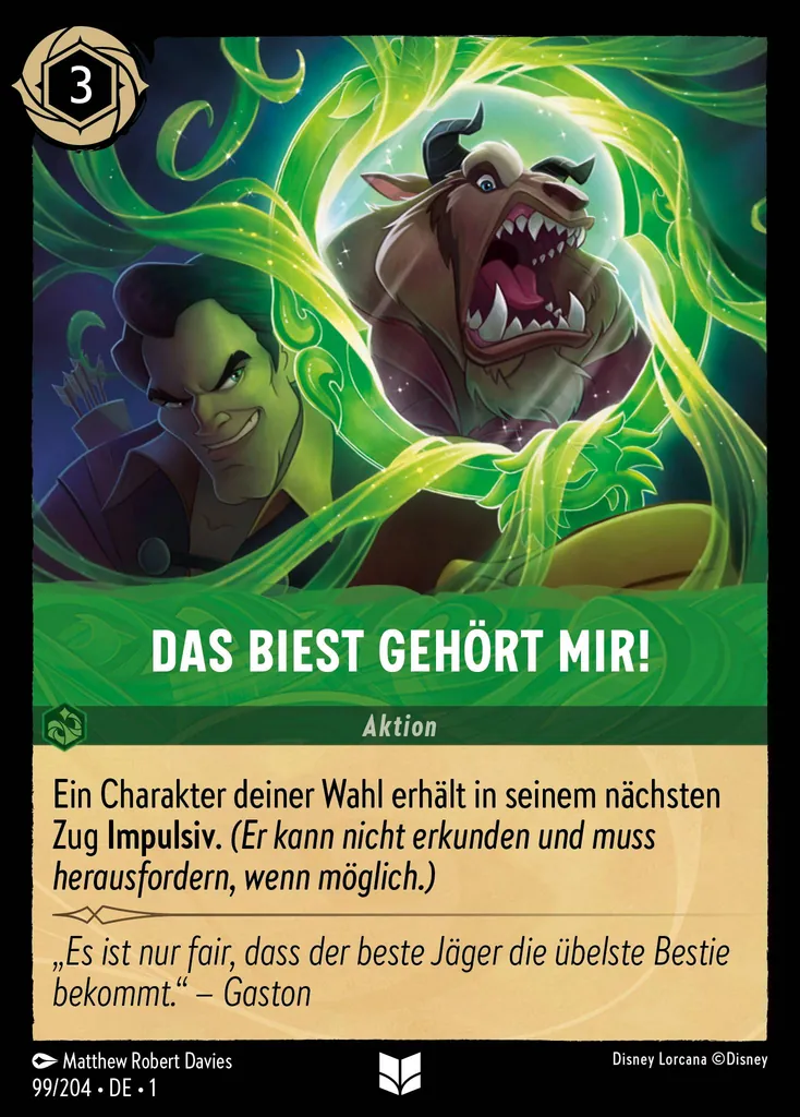 Das Biest gehört mir!