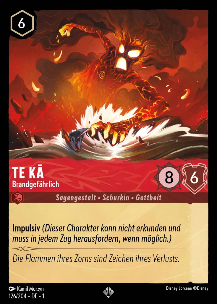 Te Kā - Brandgefährlich