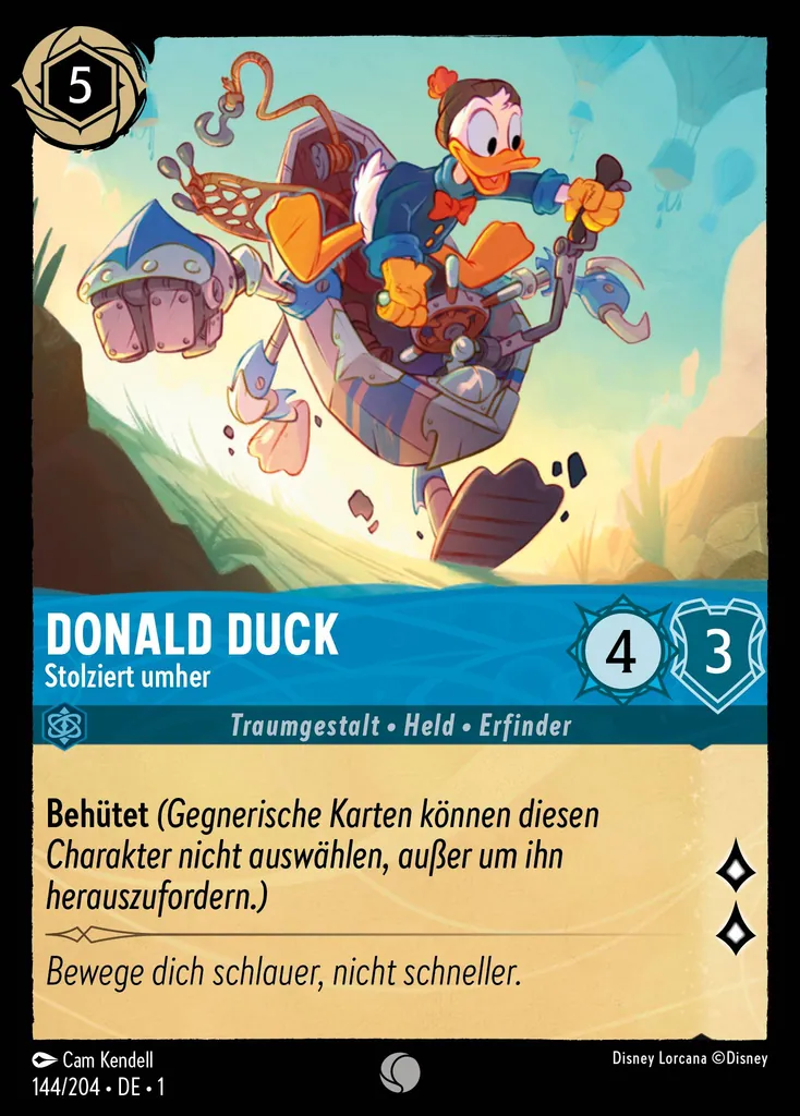 Donald Duck - Stolziert umher