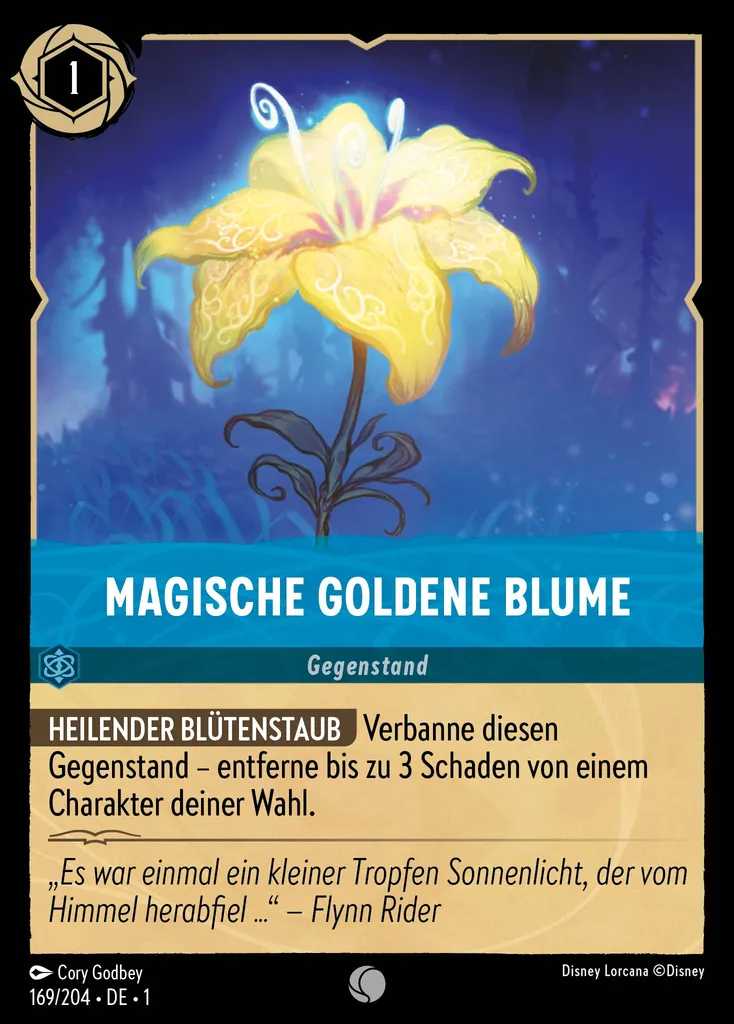 Magische Goldene Blume - 