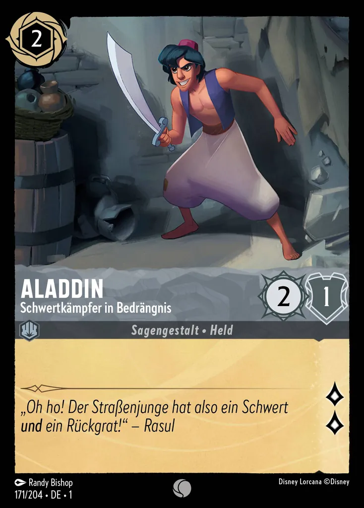 Aladdin - Schwertkämpfer in Bedrängnis