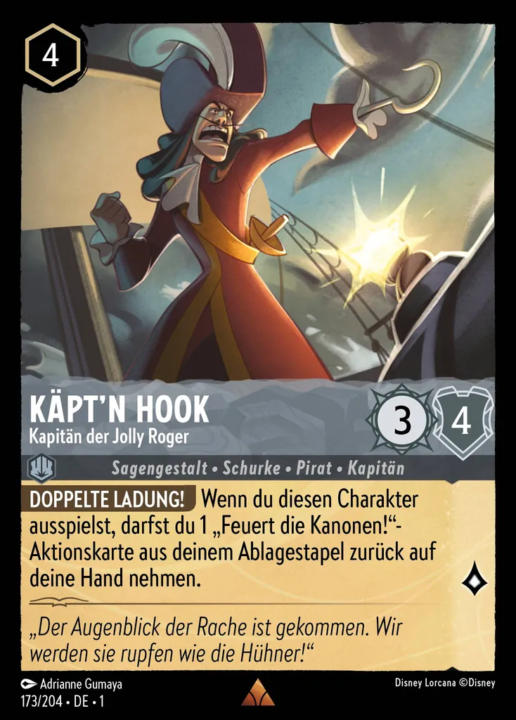 Käpt'n Hook - Kapitän der Jolly Roger