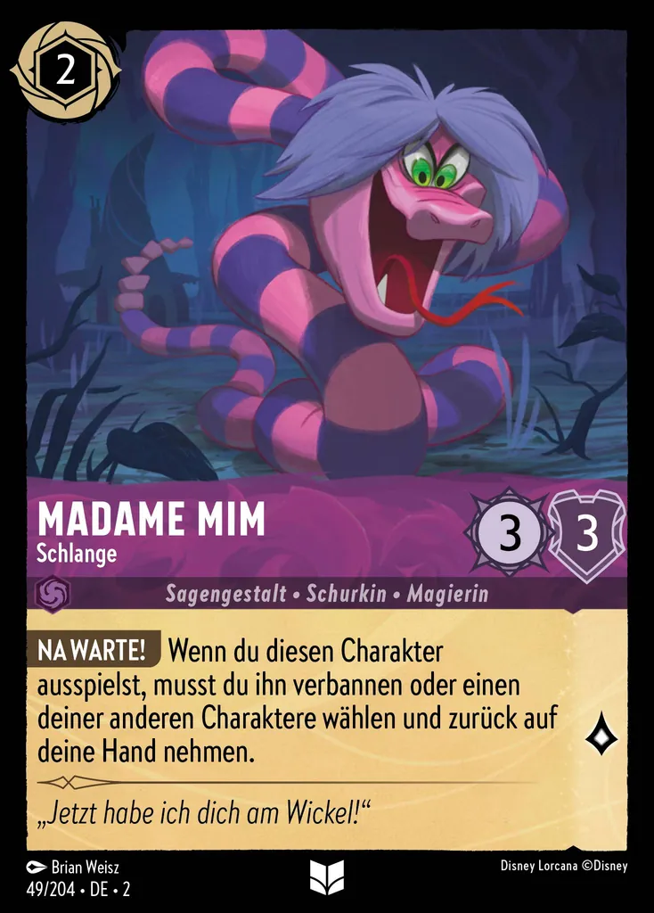 Madame Mim - Schlange