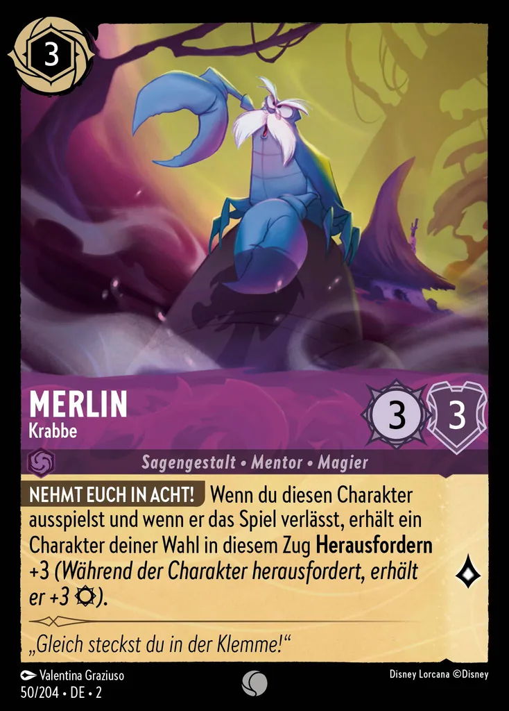 Merlin - Krabbe