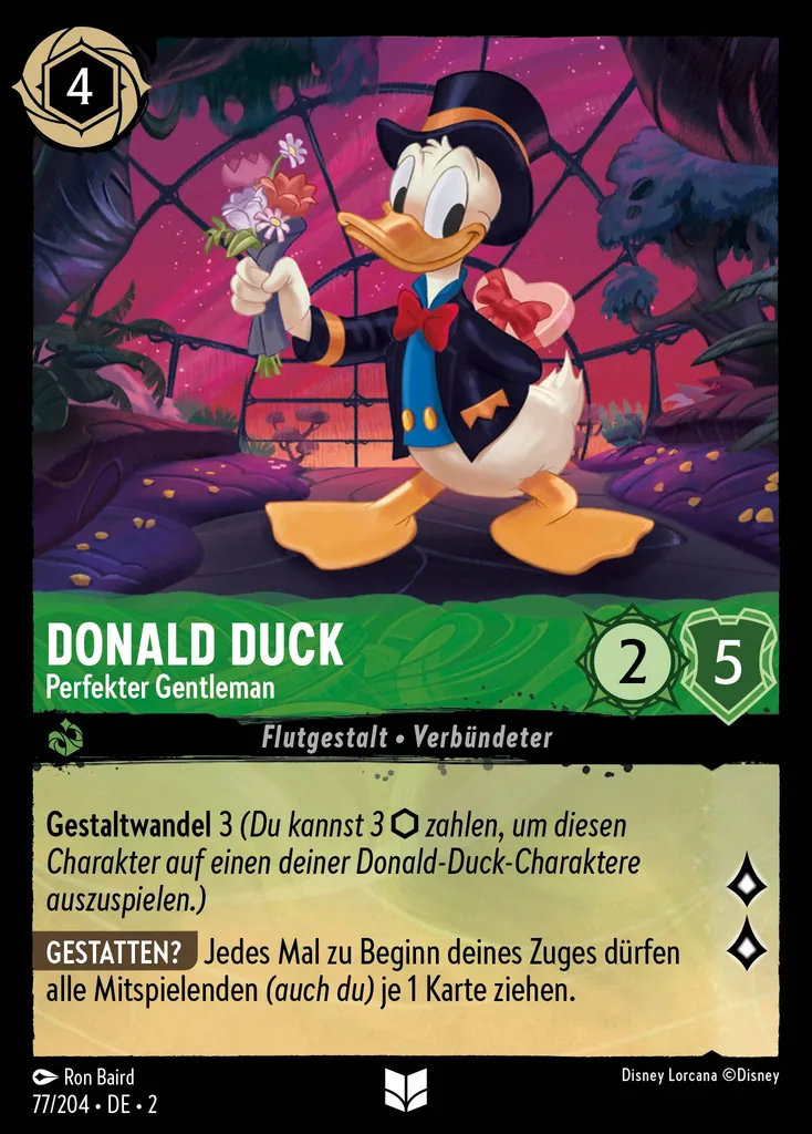 Donald Duck - Perfekter Gentleman