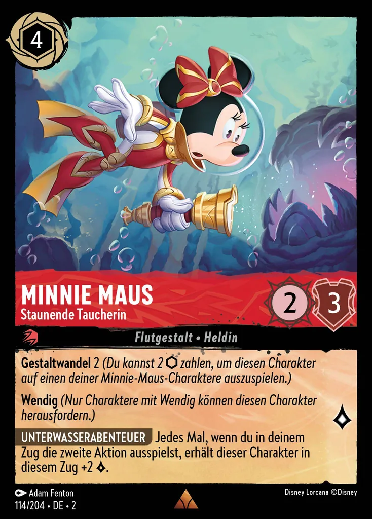 Minnie Mouse - Wide-Eyed Diver