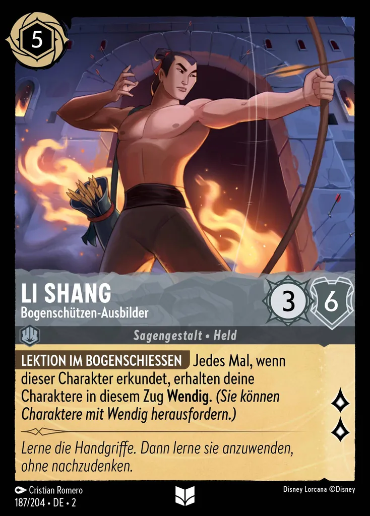 Li Shang - Bogenschützen-Ausbilder