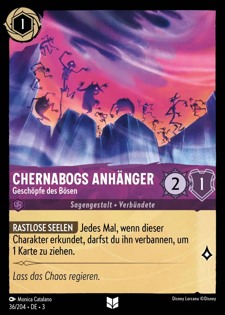 Chernabogs Anhänger - Geschöpfe des Bösen