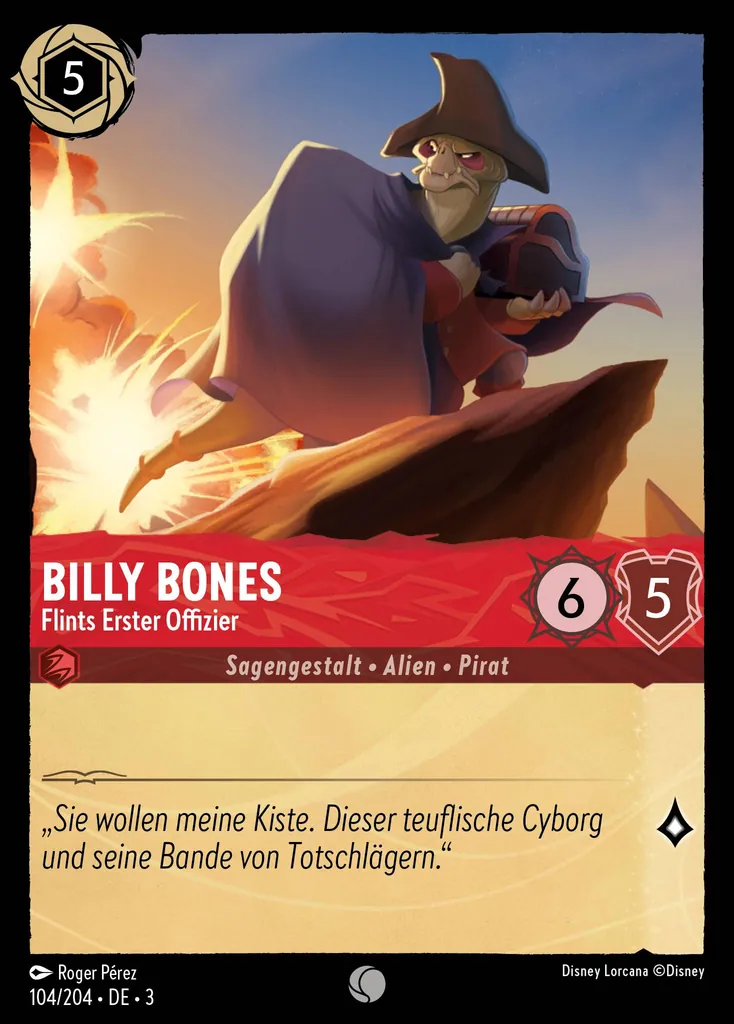 Billy Bones - Flints Erster Offizier