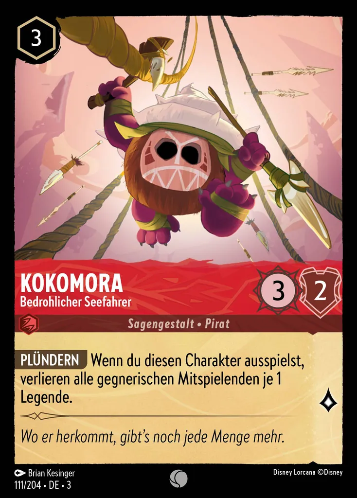 Kokomora - Bedrohlicher Seefahrer