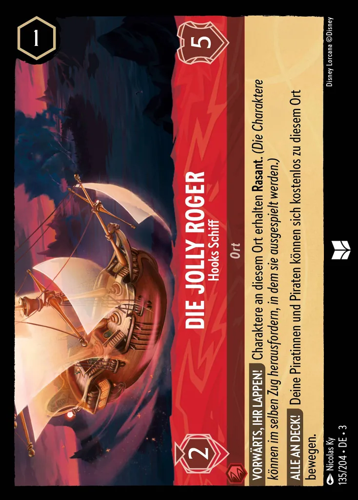 Die Jolly Roger - Hooks Schiff