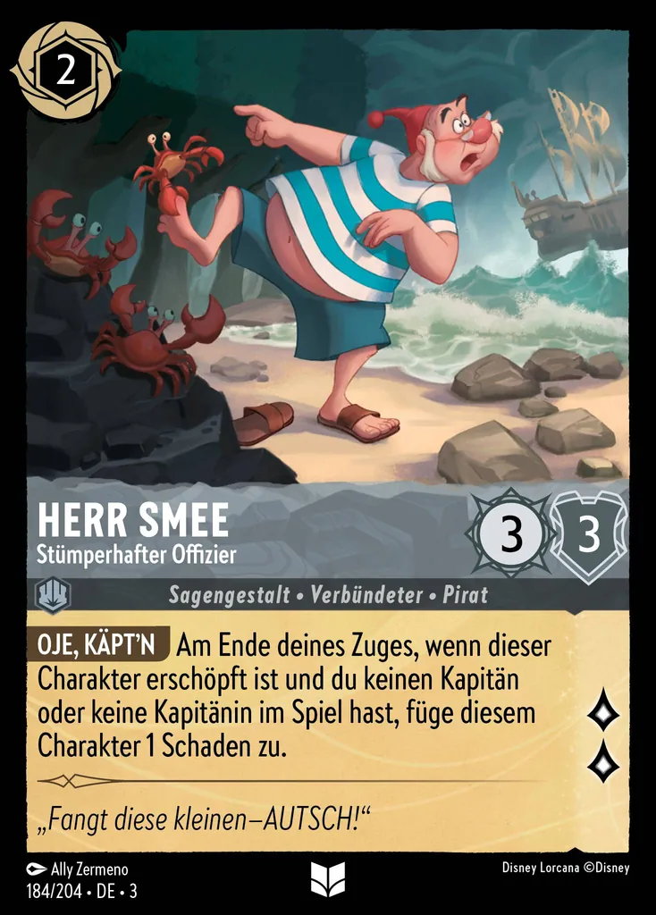 Herr Smee - Stümperhafter Offizier