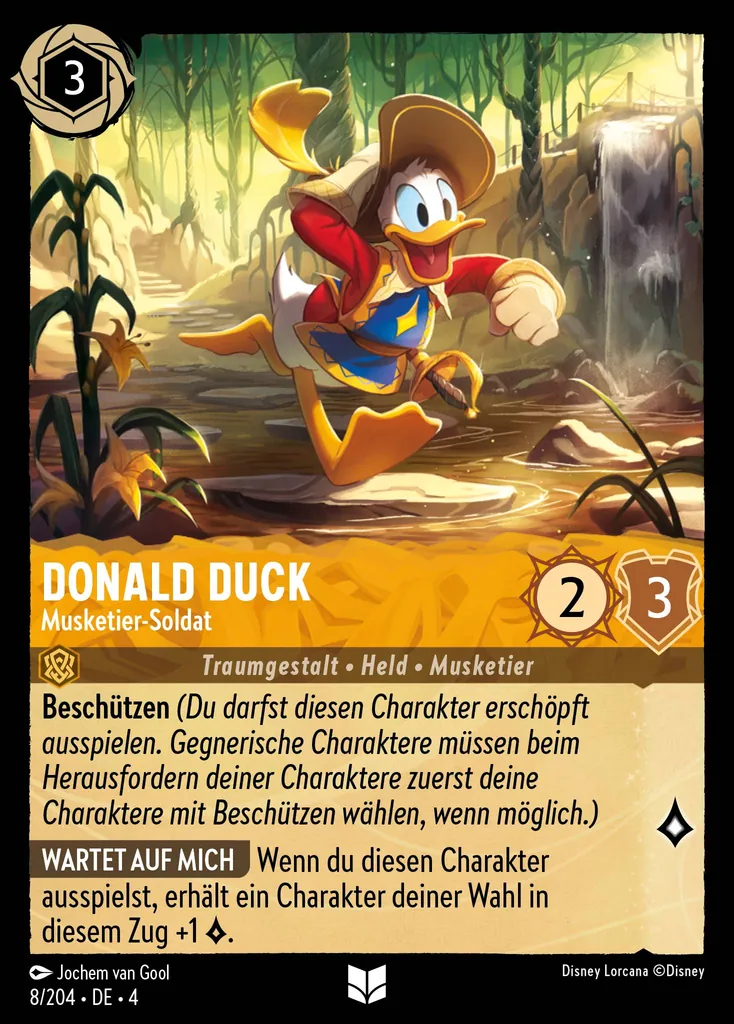 Donald Duck - Musketier-Soldat