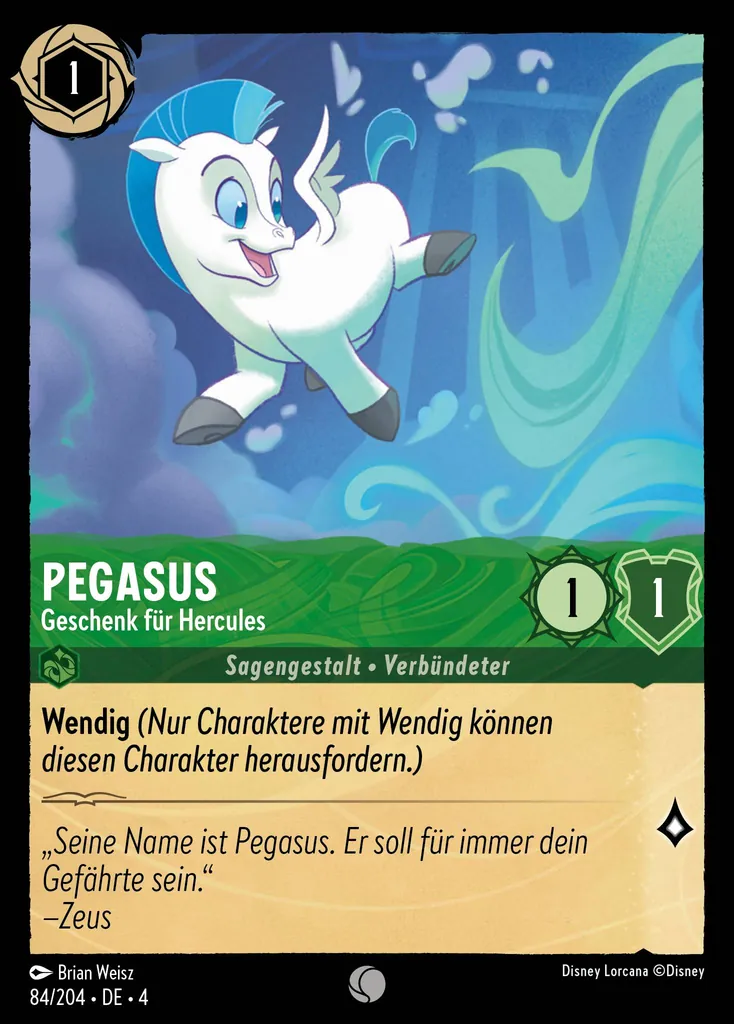 Pegasus - Geschenk fĂŒr Hercules
