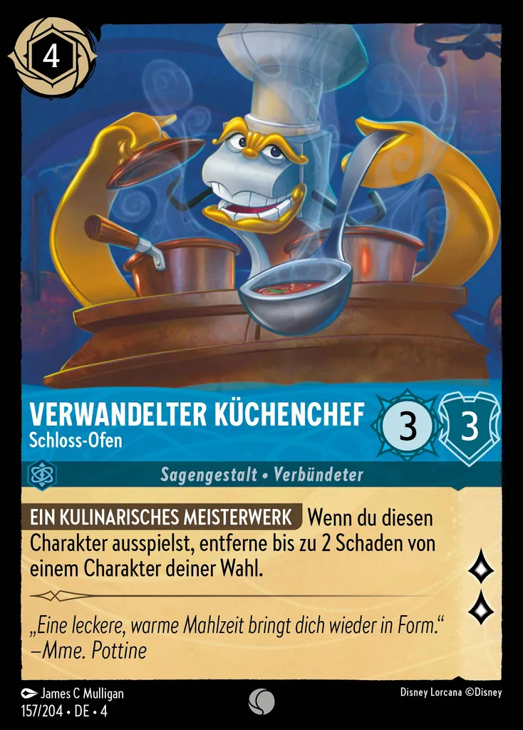 Verwandelter KĂĽchenchef - Schloss-Ofen
