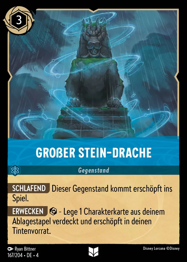 Großer Stein-Drache