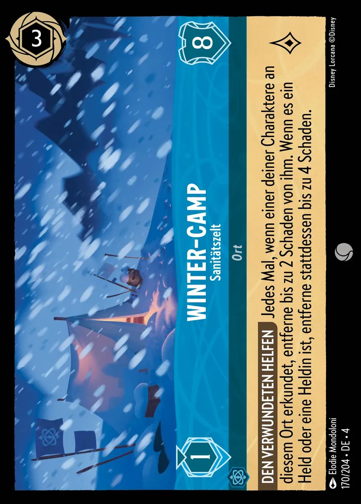 Winter-Camp - Sanitätszelt