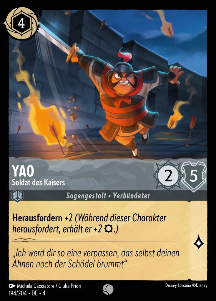 Yao - Soldat des Kaisers