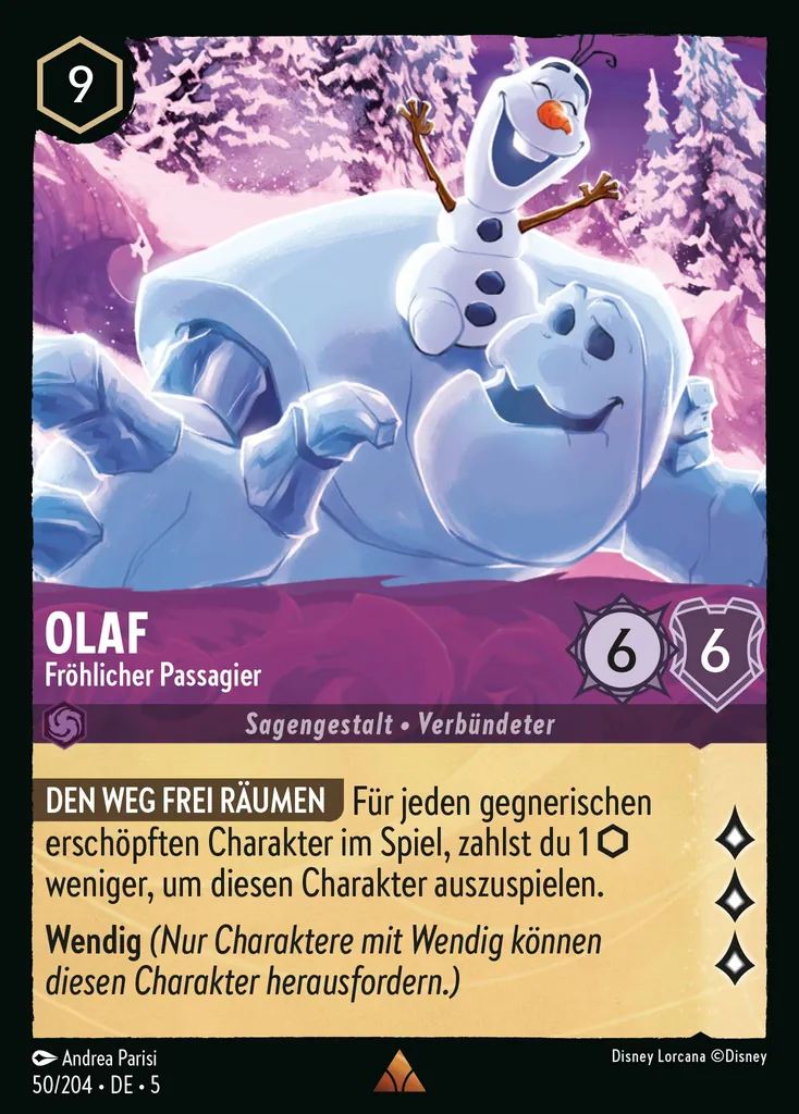 Olaf - Fröhlicher Passagier