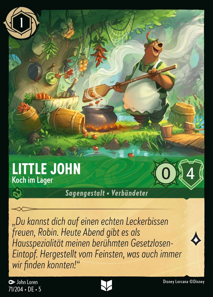 Little John - Koch im Lager