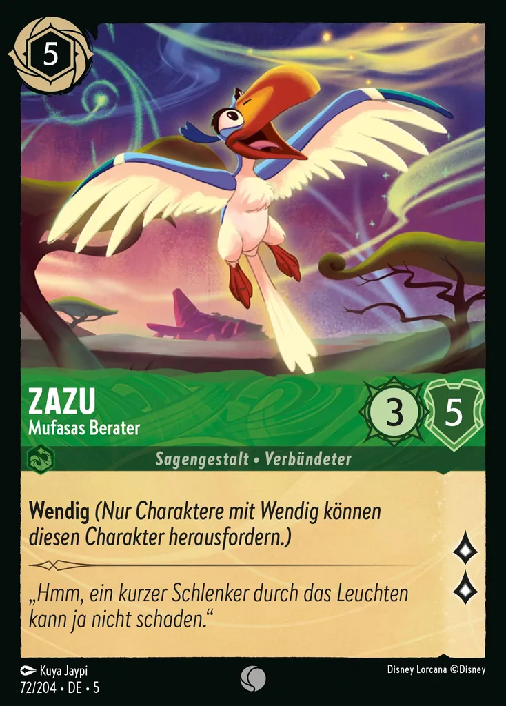 Zazu - Mufasas Berater