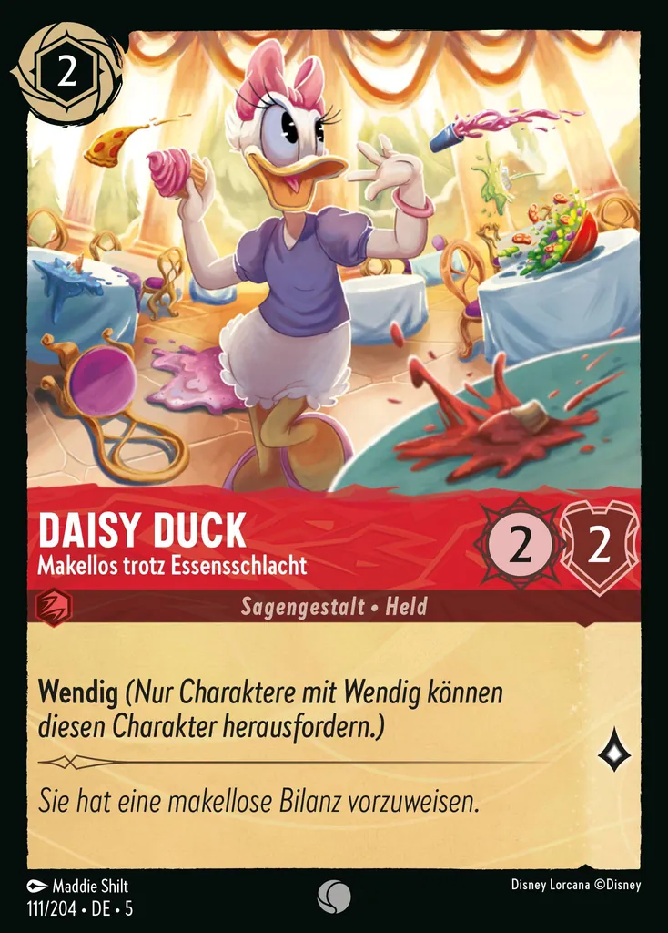 Daisy Duck - Makellos trotz Essensschlacht