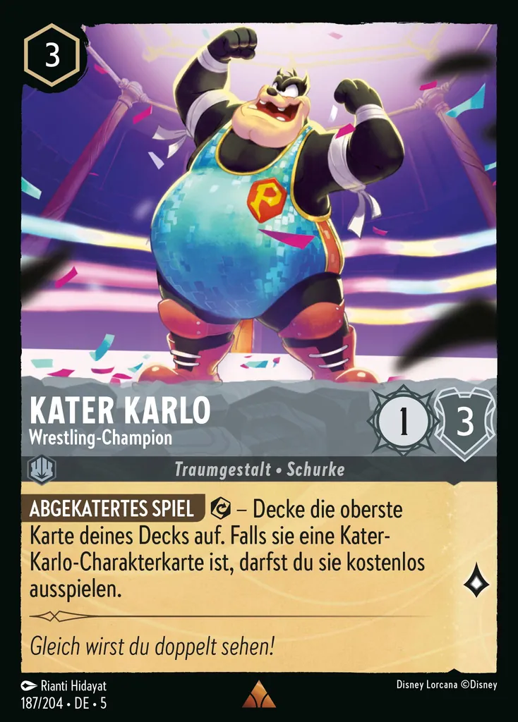 Kater Karlo - Wrestling-Champion