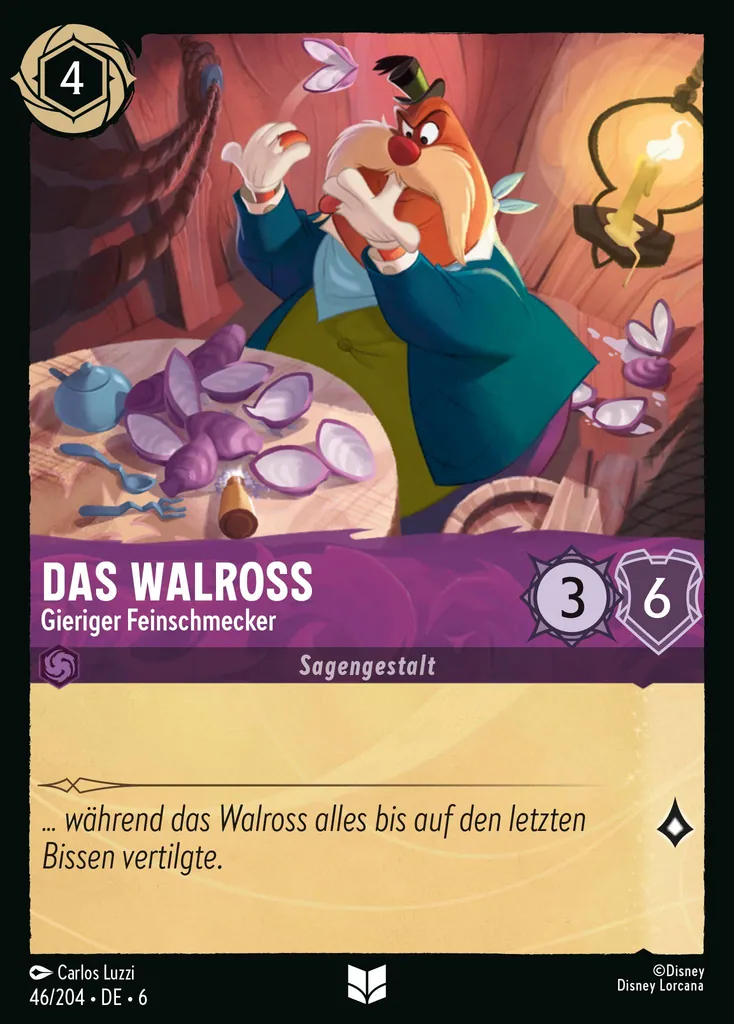 Das Walross - Gieriger Feinschmecker