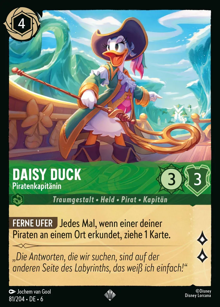 Daisy Duck - Pirate Captain
