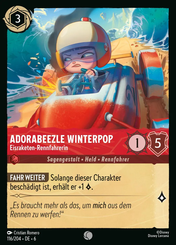 Adorabeezle Winterpop - Eisraketen-Rennfahrerin