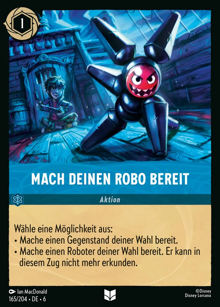 Mach deinen Robo bereit