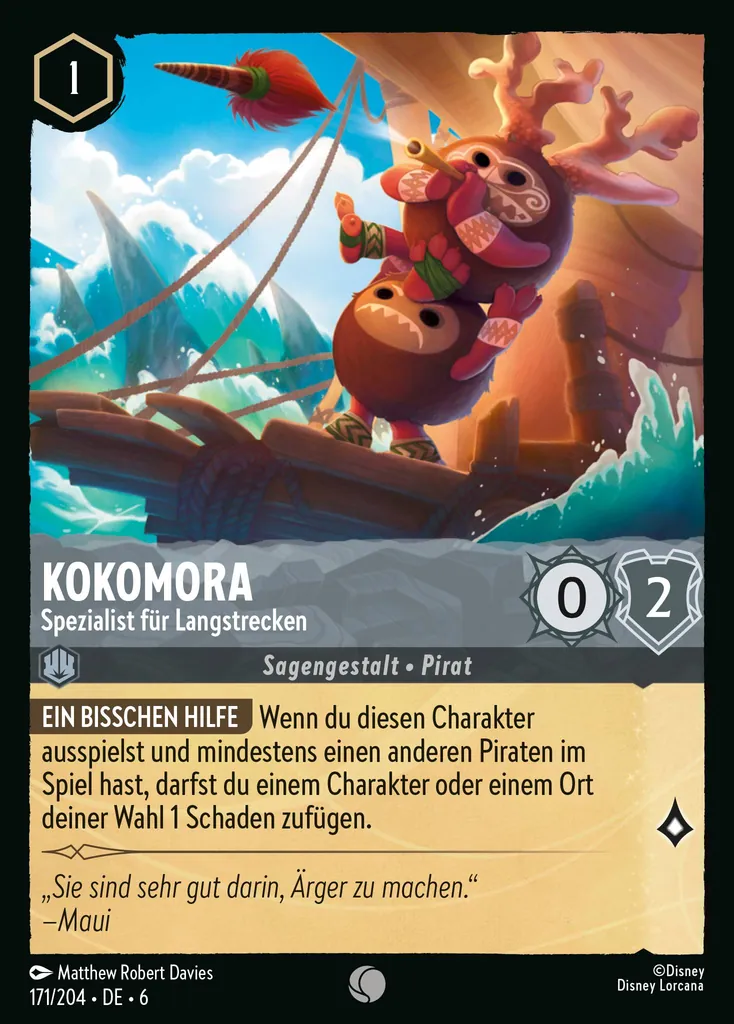 Kokomora - Spezialist für Langstrecken