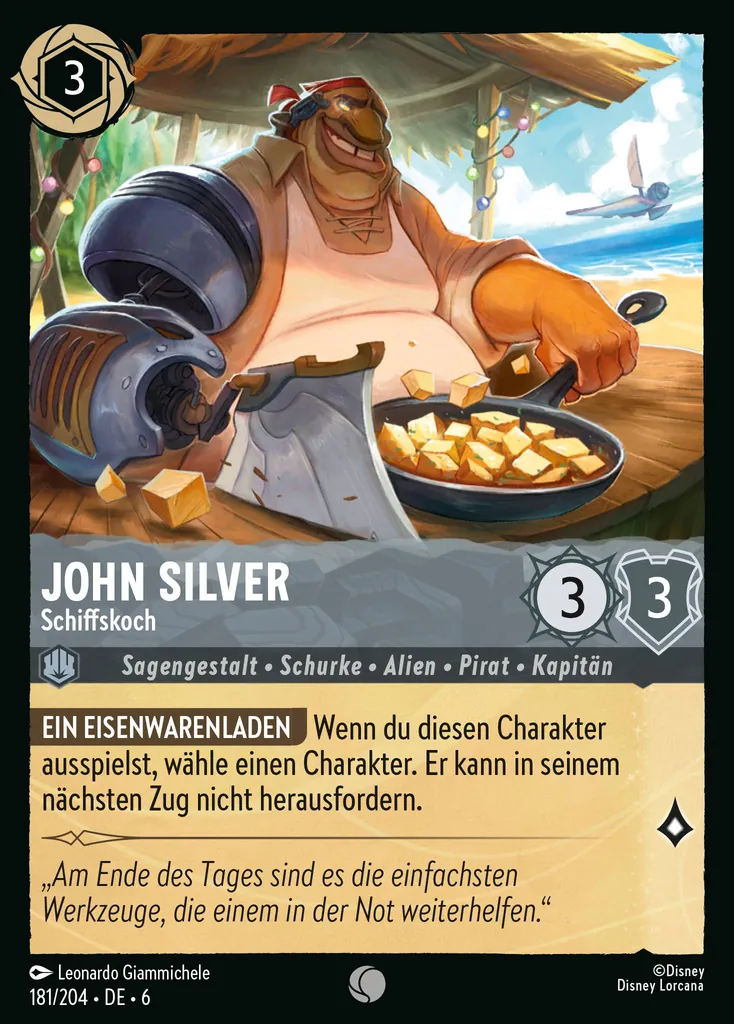 John Silver - Schiffskoch