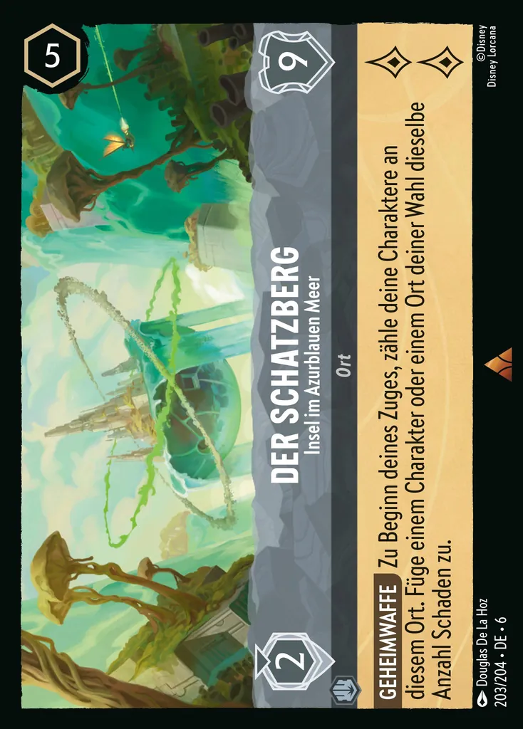 Der Schatzberg - Insel im Azurblauen Meer