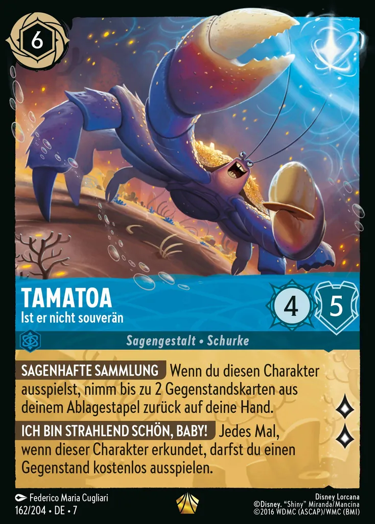 Tamatoa - Ist er nicht souverän