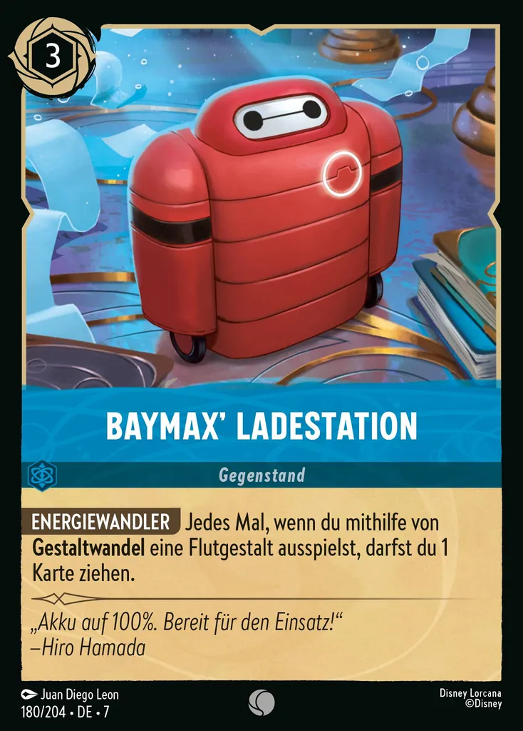 Baymax’ Ladestation