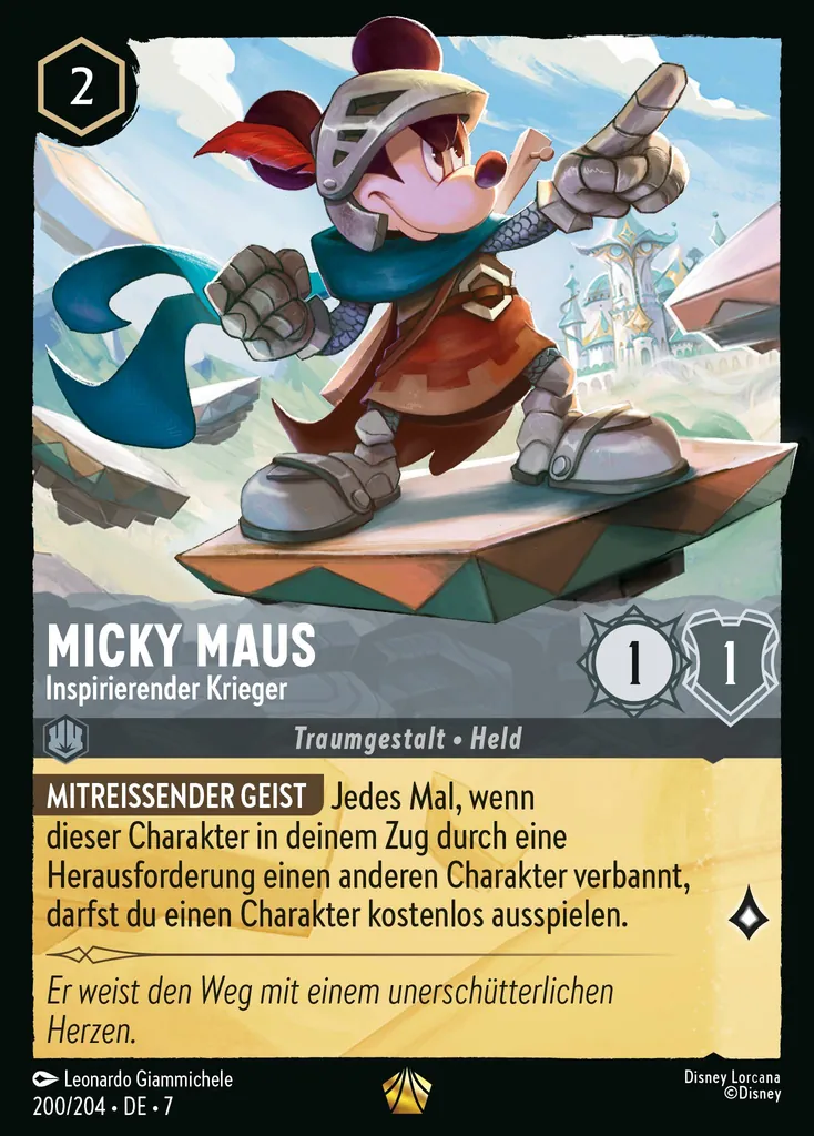 Micky Maus - Inspirierender Krieger