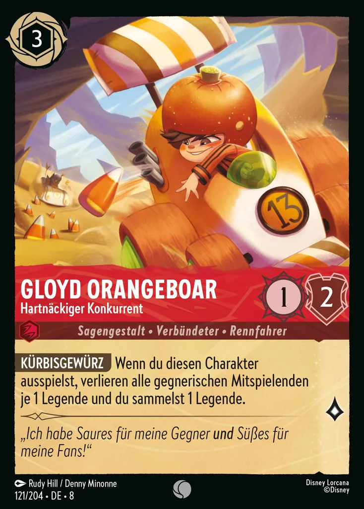 Gloyd Orangeboar - Hartnäckiger Konkurrent