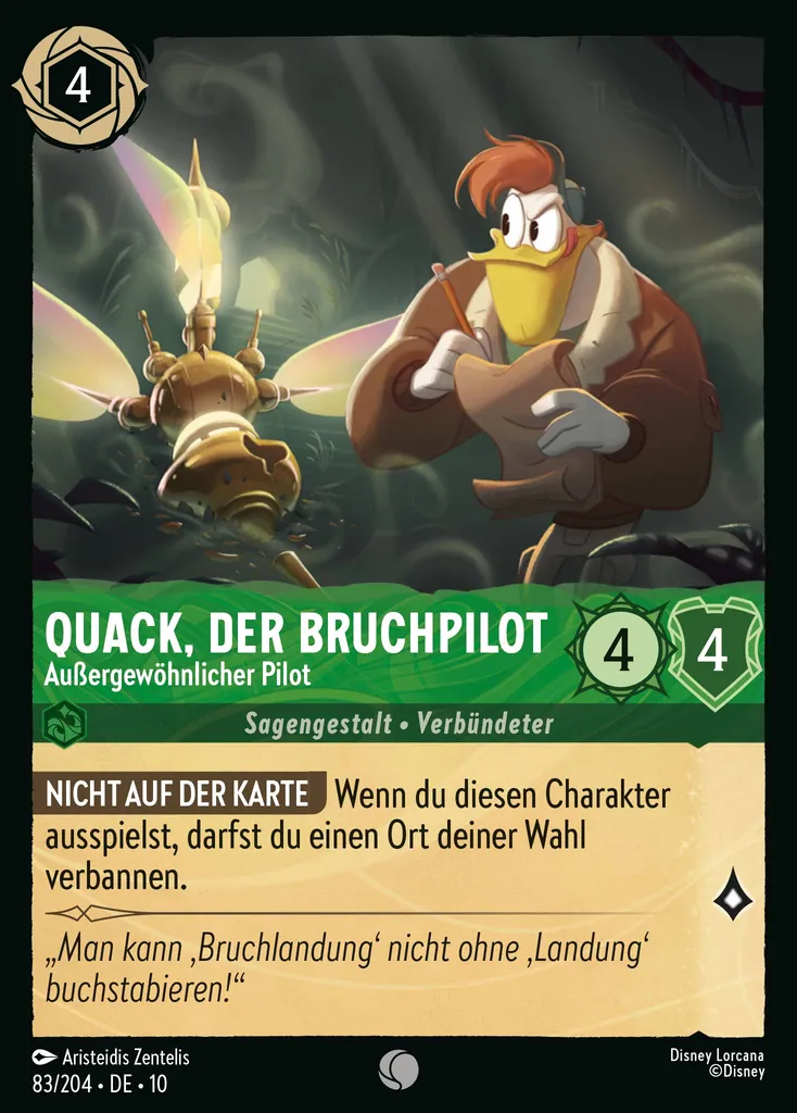 Quack, der Bruchpilot - AuĂergewöhnlicher Pilot