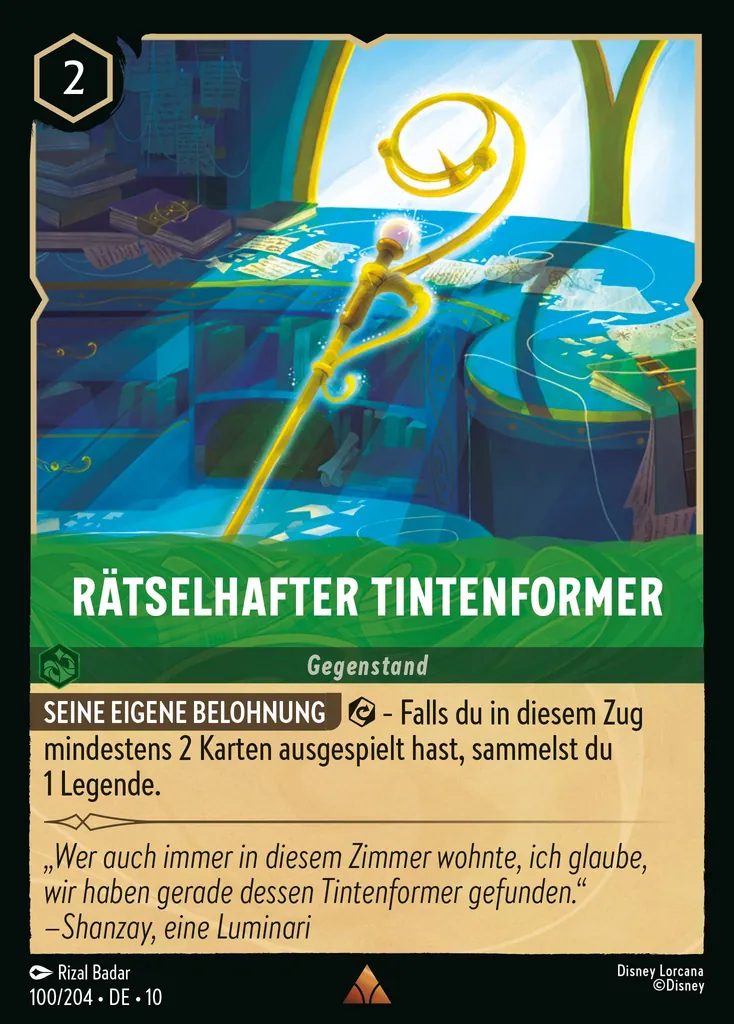 Rätselhafter Tintenformer